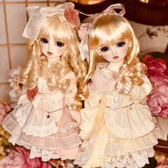 Ball-Jointed Doll Twin Portrait